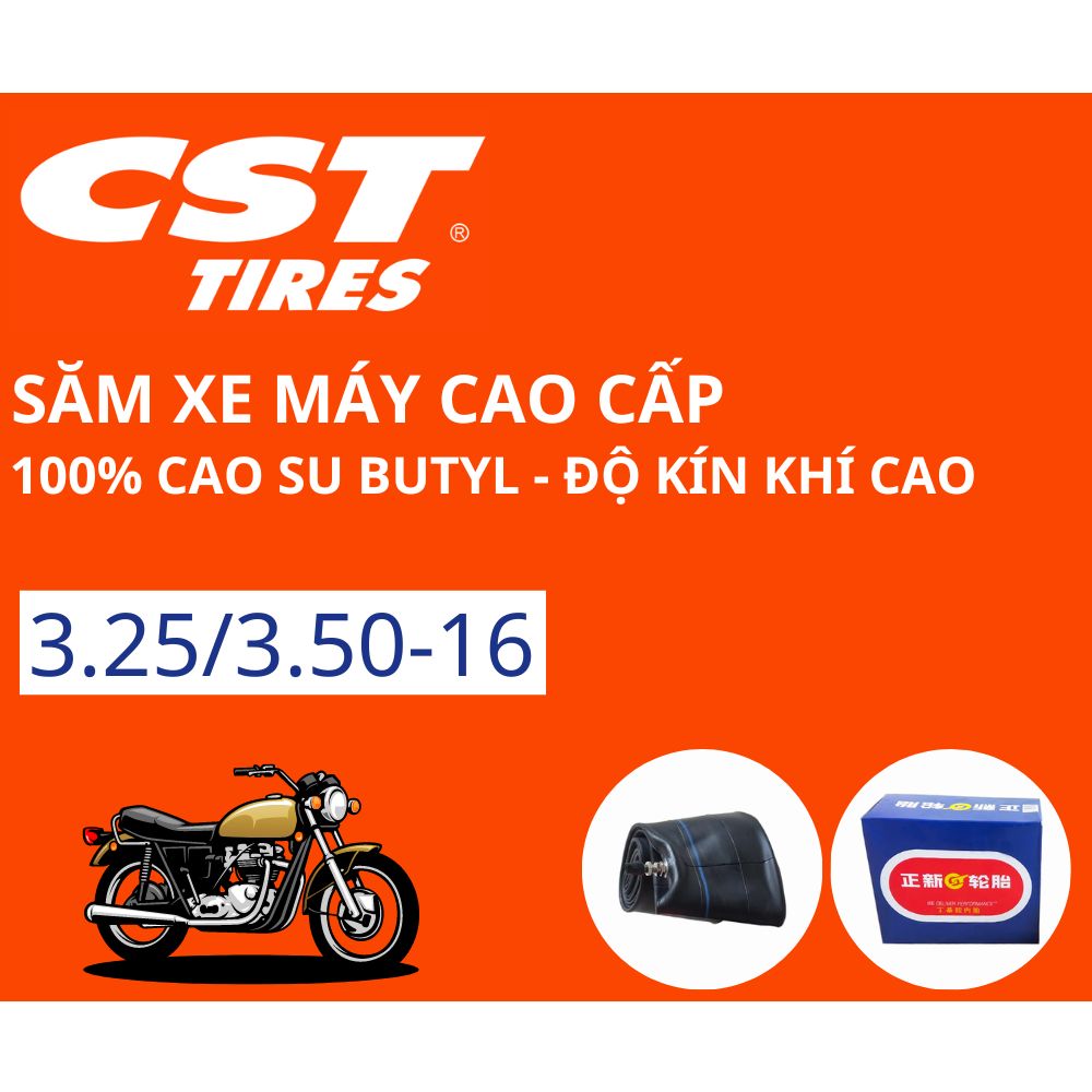 SĂM XE RUỘT XE CHENGSHIN 3.25-16 3.50-16 100/80-16 100/90-16